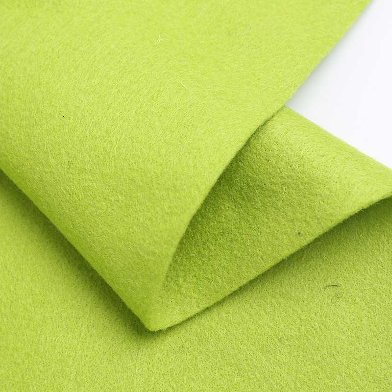 Colored wool felt needled textured non-woven fabric source factory, handbags, luggage, file bags needled cotton Specification image