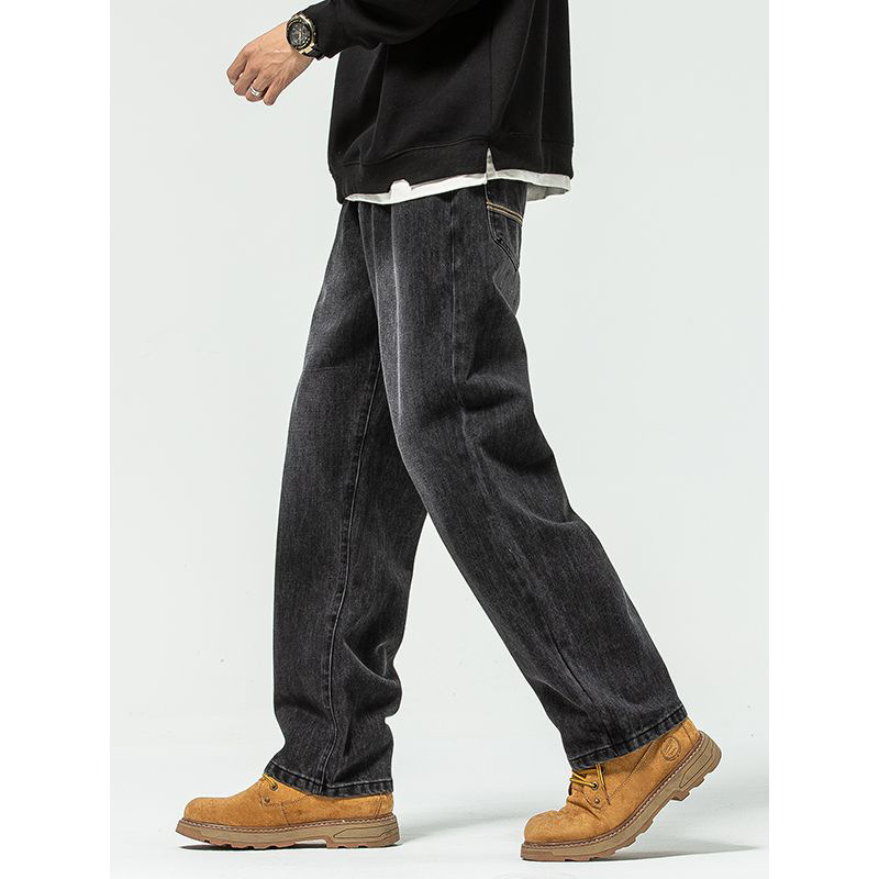 男士牛仔裤实物图