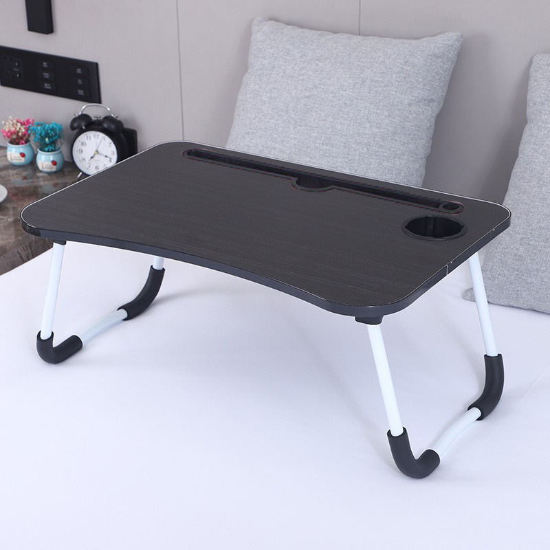 Customizable color bed small table, foldable bed table, dormitory computer desk, home desk, lazy person study desk Application Scenario