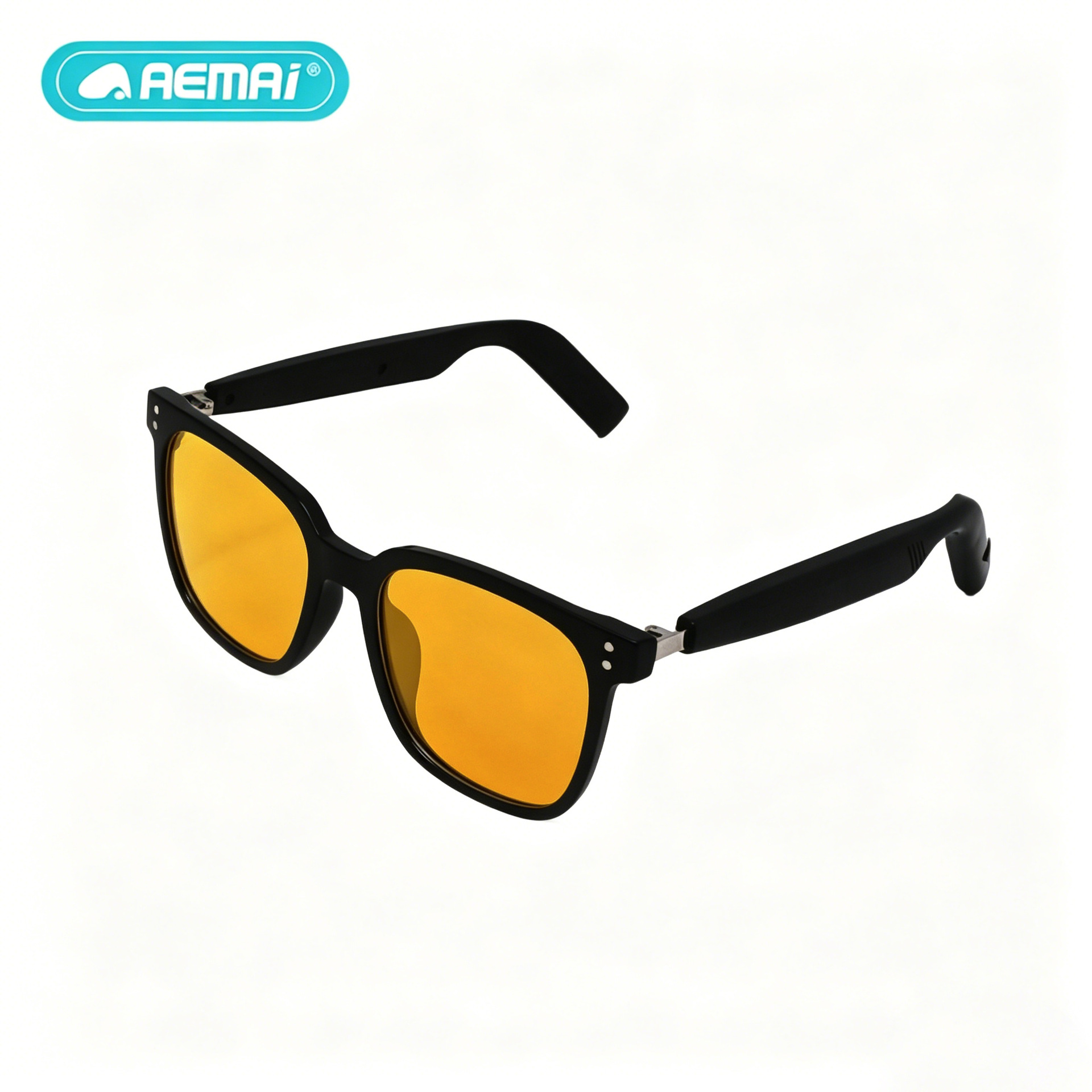 The new magnetic SAG7 cross-border AI smart Bluetooth glasses support driving, cycling, listening to music, navigation and translation in multiple languages Item Picture