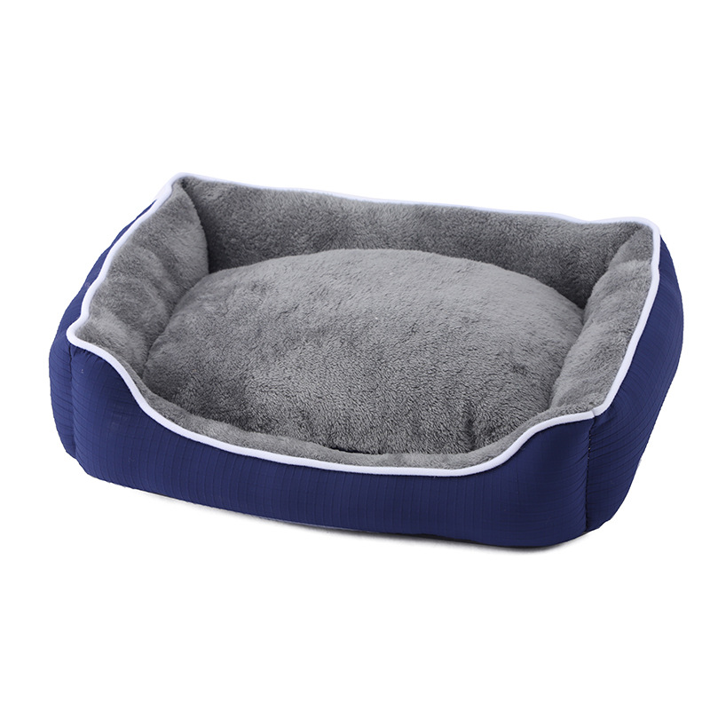 Wholesale of cross-border all-season universal pet beds with fleece and thickened soft plush dog beds for living rooms and bedrooms Item Picture