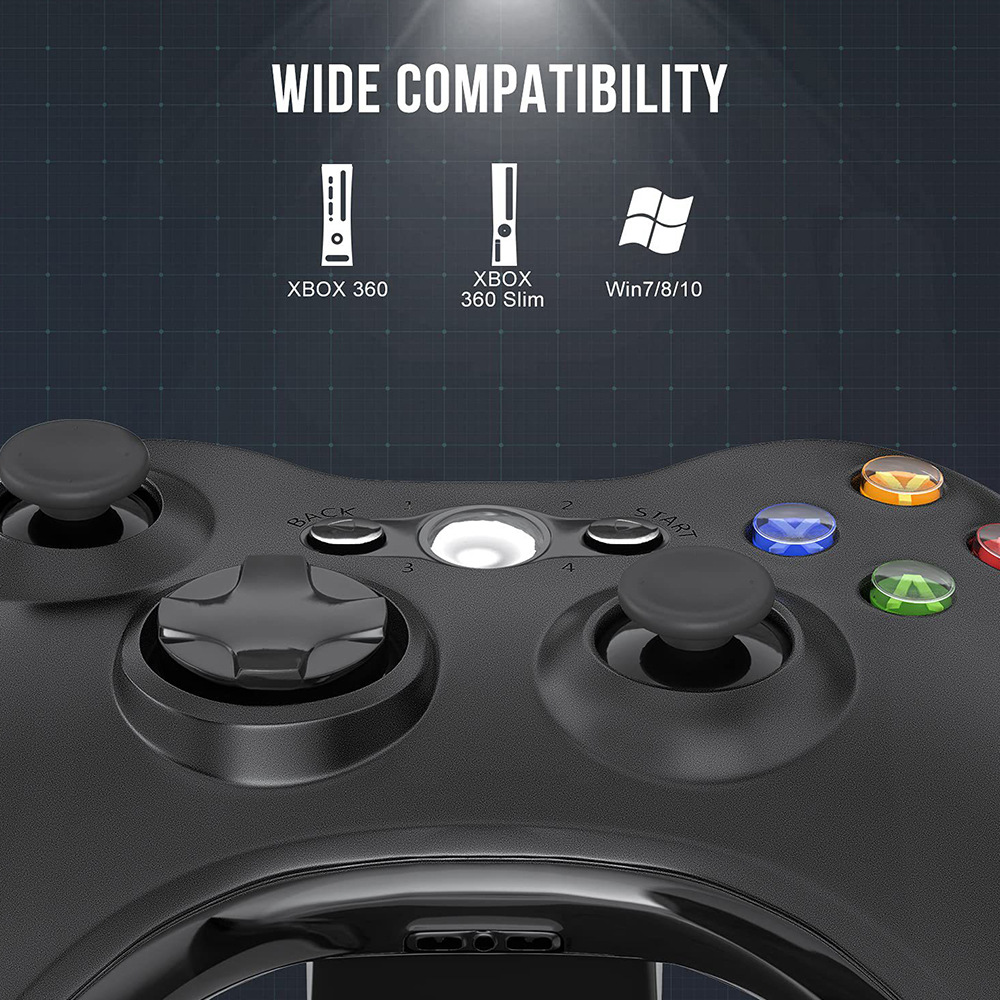 xbox360 Wireless gamepad XBOX 360 gamepad Dual-motor dual-vibration XBOX 360 gamepad details Picture