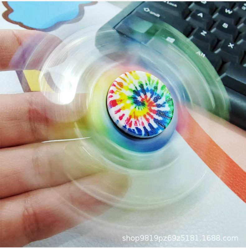 指尖陀螺加工塑料玩具创意手指旋转器小礼品批发定制减压神器金属产品图