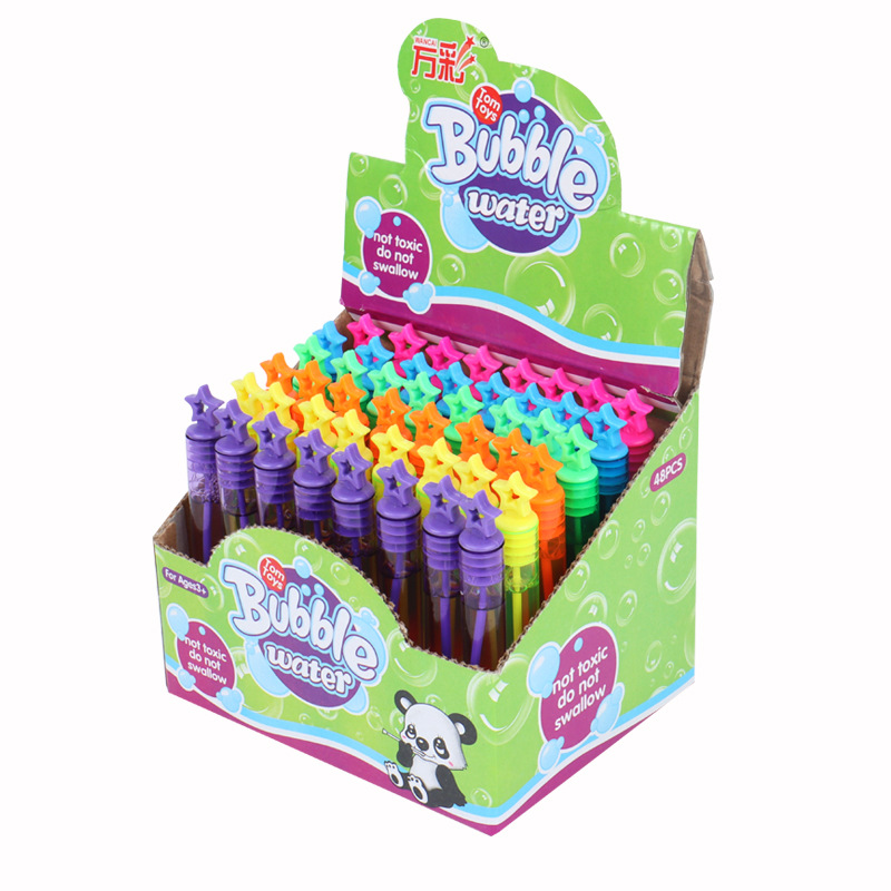 Mini heart-shaped test tube bubble sticks, Internet celebrity girl heart bubble water, 48 pieces each, 10CM outdoor toys wholesale Item Picture