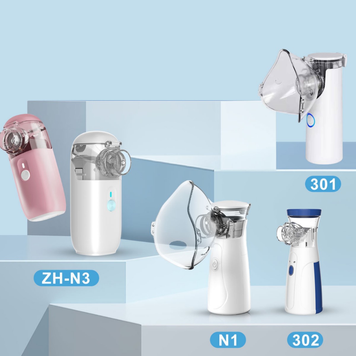 Cross-border exclusive 302 nebulizer, English packaging, handheld nebulizer, ultrasonic micro-net, children's home nebulizer Application Scenario