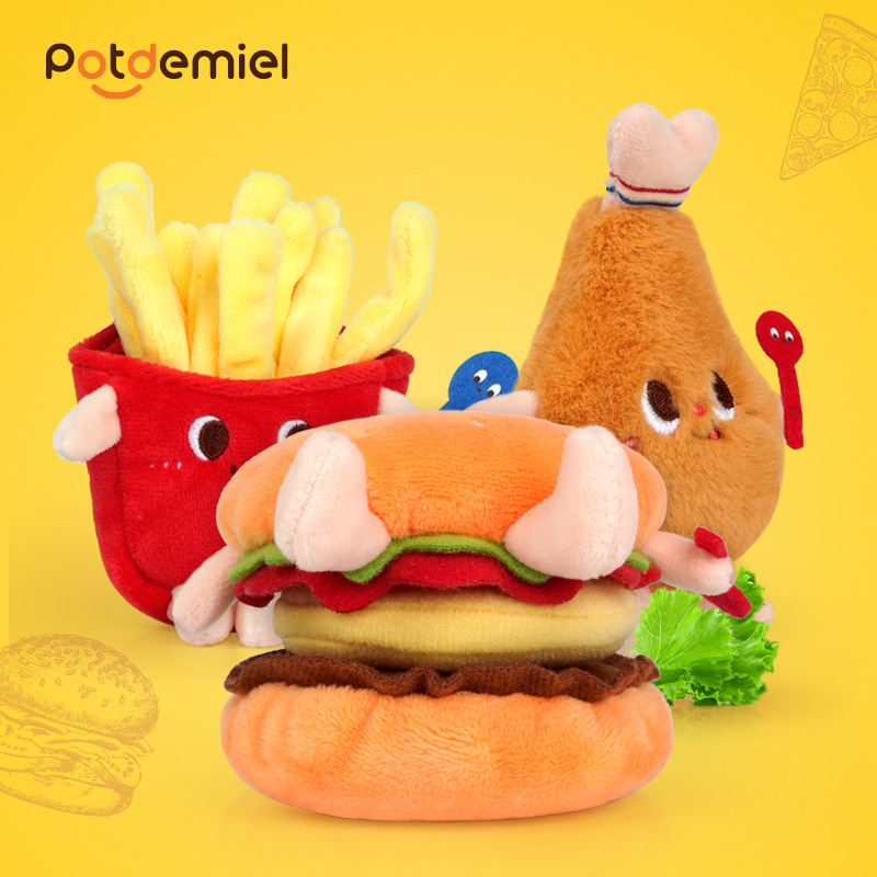 Hamburgers, fries, instant noodles, chicken legs, little chef dolls, plush toys, schoolbags, pendants, keychains, figurines, cute pendants