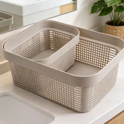 Wholesale of laundry baskets, dirty clothes storage baskets, and household laundry baskets details Picture