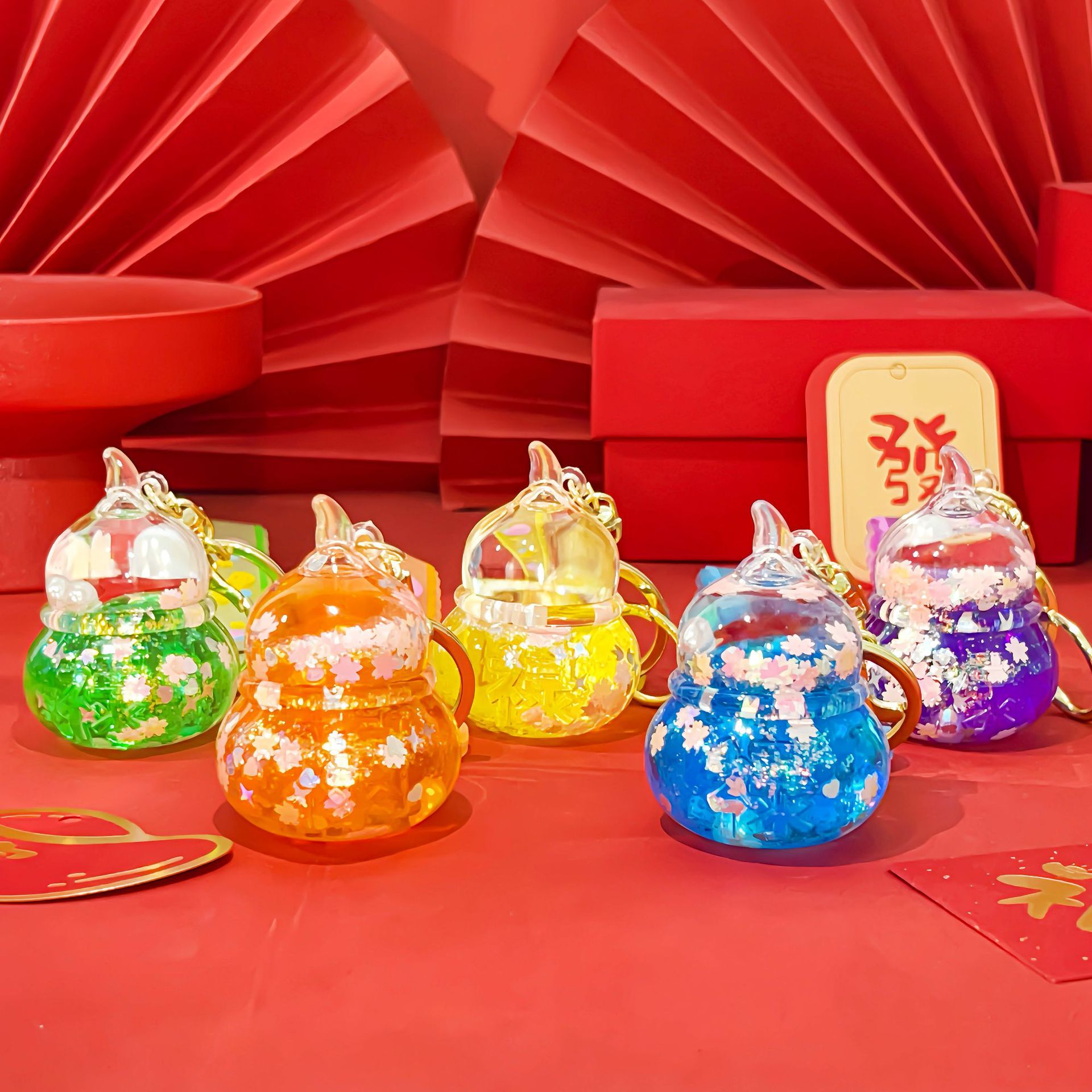 葫芦/宋锦/创意葫芦/天然葫芦/挂件流苏产品图