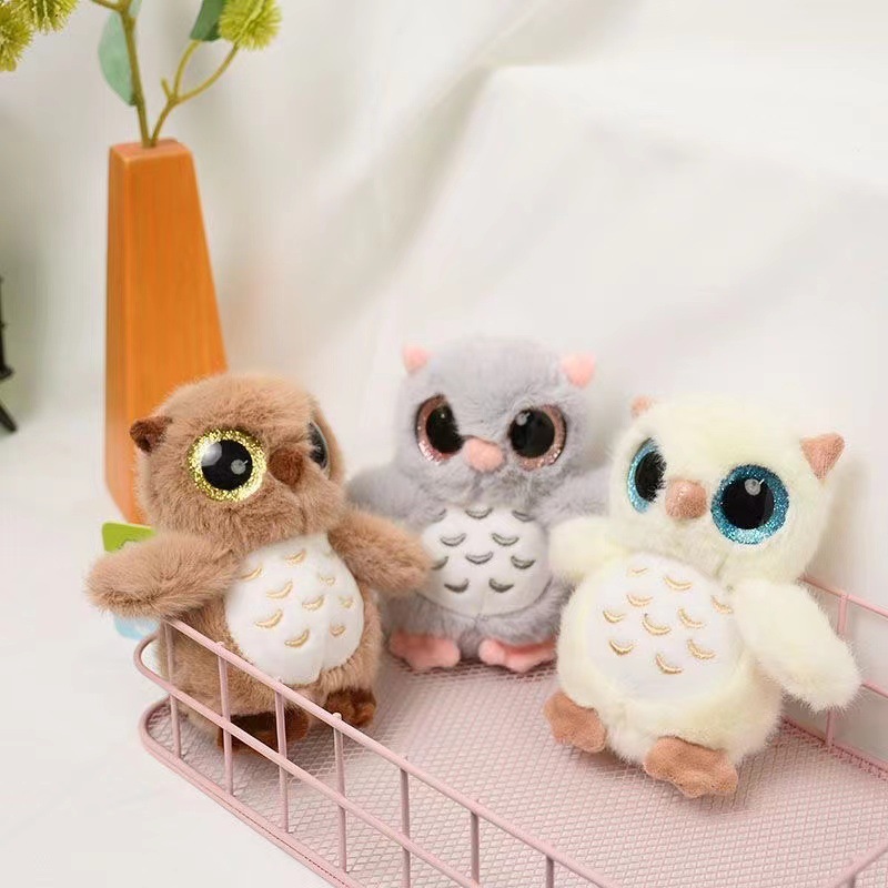 Owl, cute toy dolls, trendy little figurines, keychains, dolls, schoolbags, bags, plush pendants wholesale