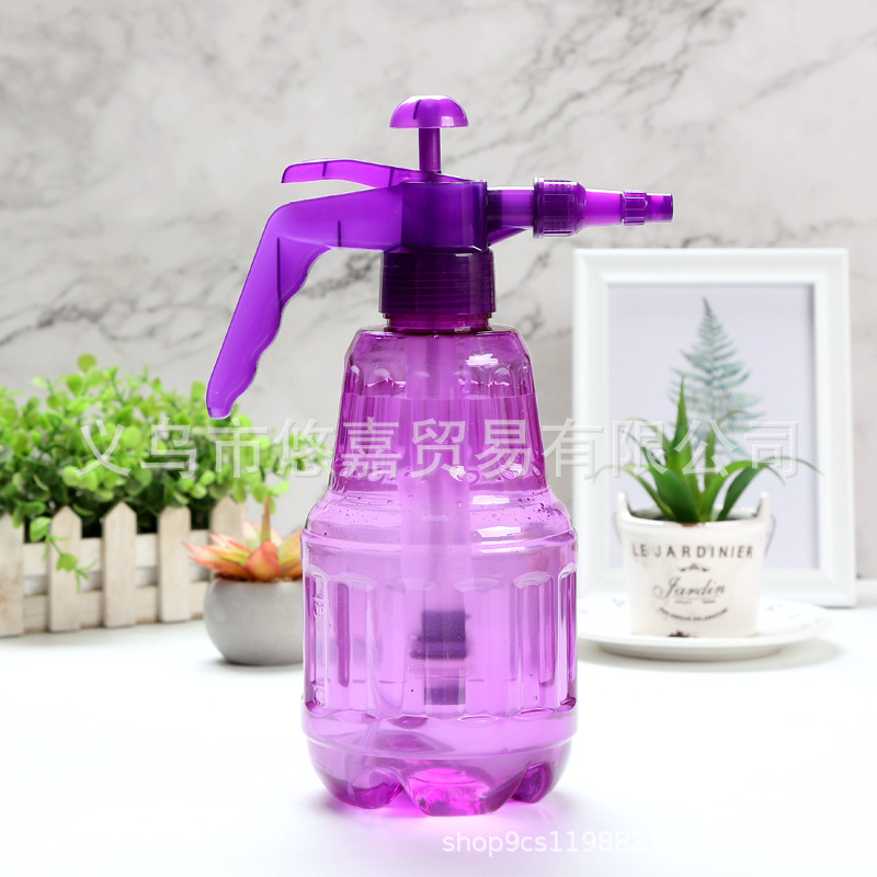 新款1.2L超细雾化塑料喷壶喷雾器洒水壶浇花喷壶
