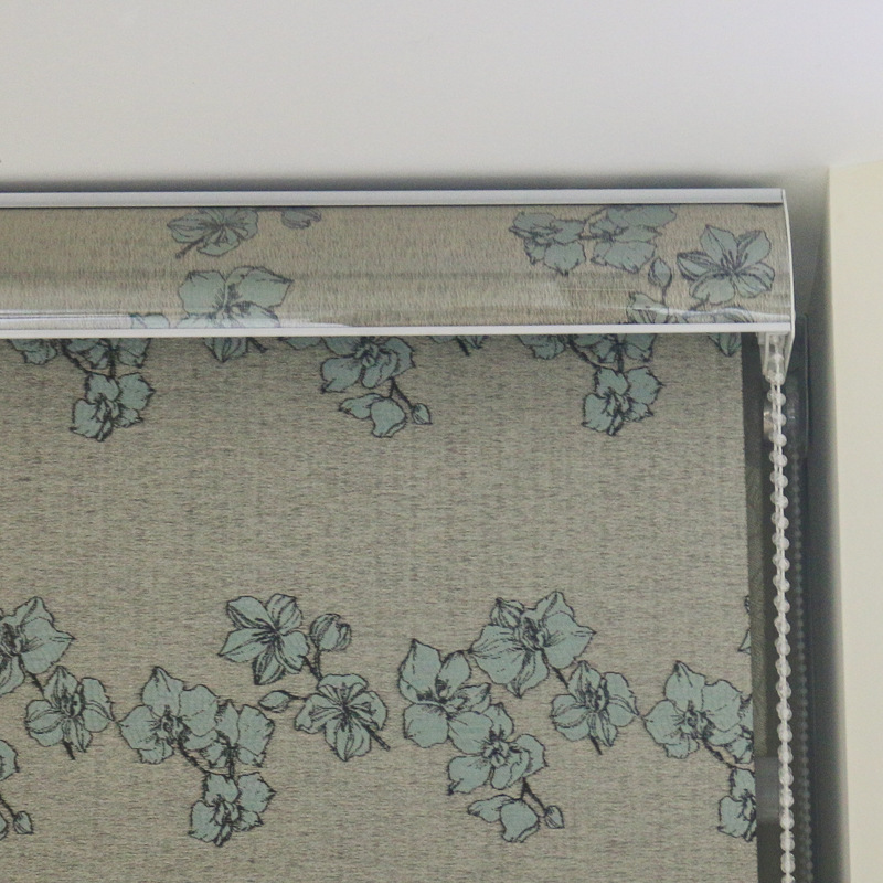 Roller blinds, light-blocking European jacquard soft gauze blinds, perforation-free Venetian blinds, bathroom sunshade, height-adjustable small curtains Specification image