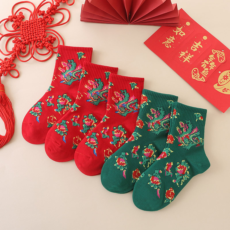 运动、休闲棉袜实物图