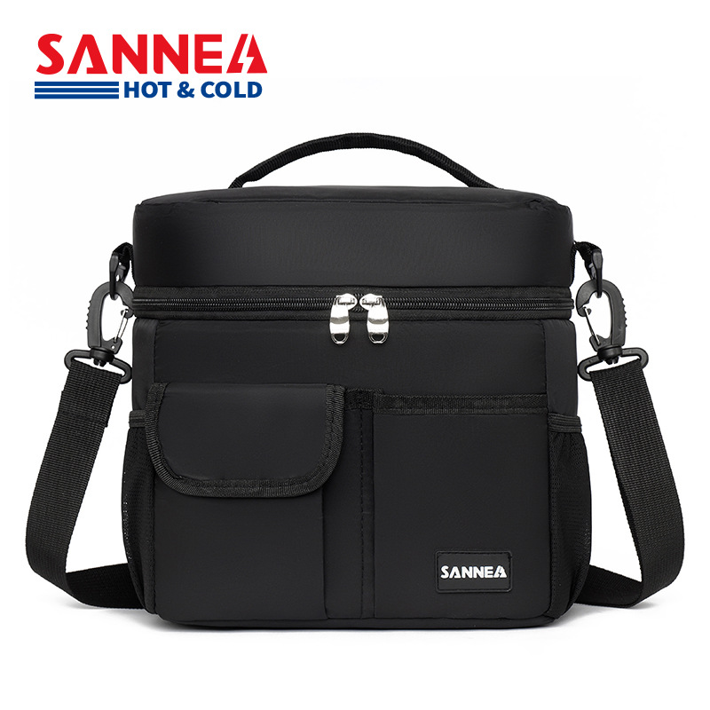 Cross-border popular bento bags with adjustable shoulder straps, lunch bags, food handbags, insulated lunch bags and ice packs are in stock details Picture