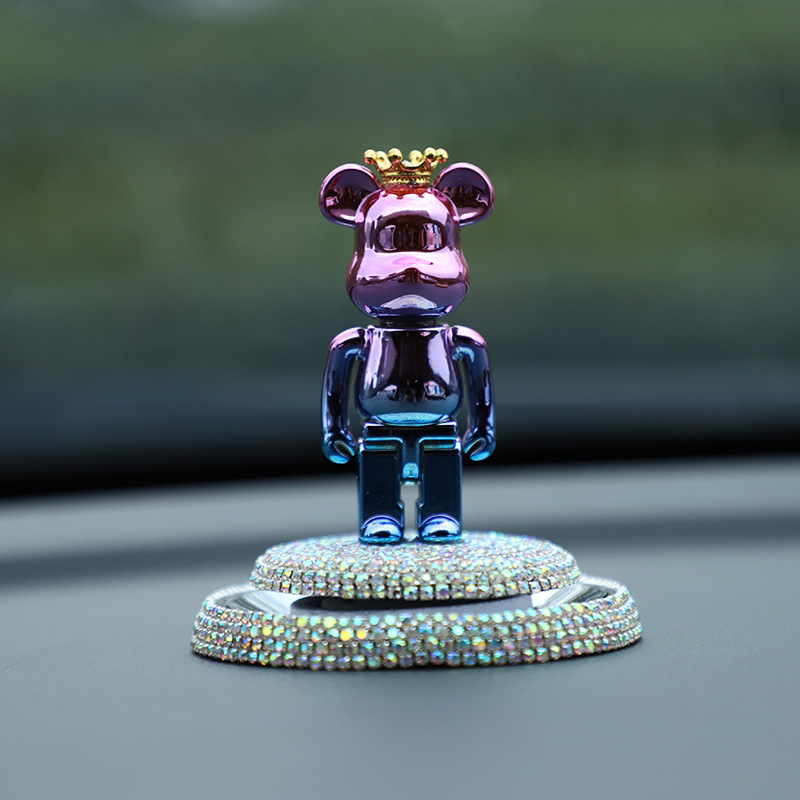 暴力卡通熊车载香薰摆件 客厅香薰装饰卧室香薰除异味摆件批发细节图