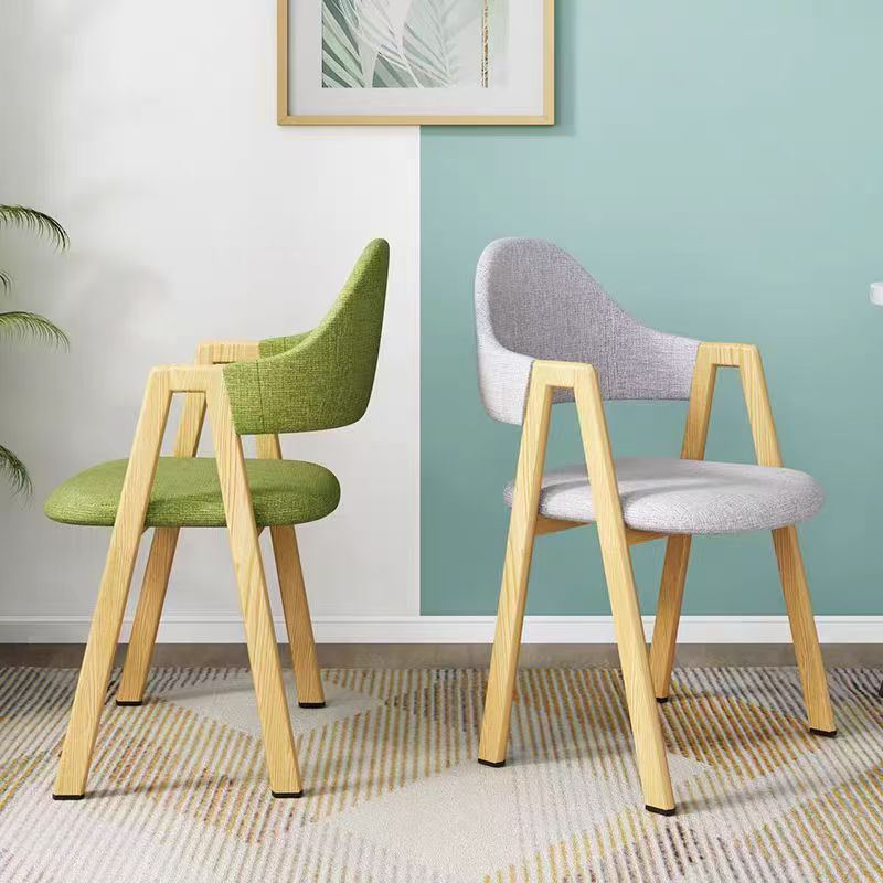 Star Nordic dining Chair, modern and simple chair backrest, ins popular coffee restaurant A-line chair, casual bedroom stool, home use Application Scenario