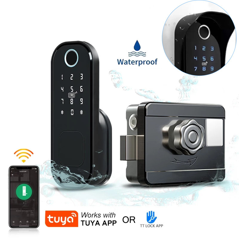 The Tuya Lock mobile APP controls Bluetooth smart locks, fingerprint locks, password swiping, IC card card locks, and remotely sends passwords details Picture