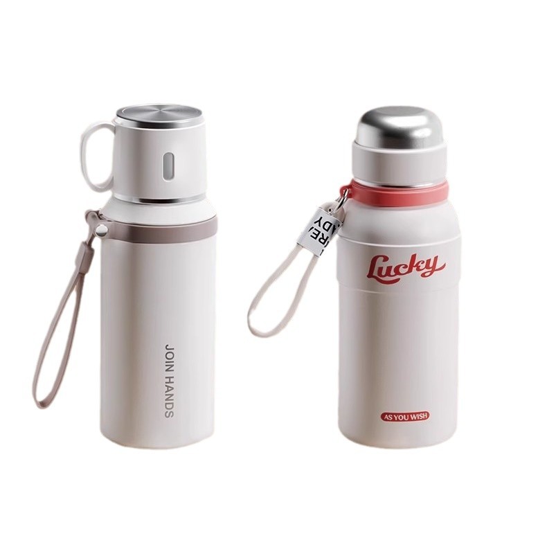 Simple and portable insulated cup, high appearance level for girls, 316 stainless steel tea cup, special water cup for children, boys and students to go to school Item Picture