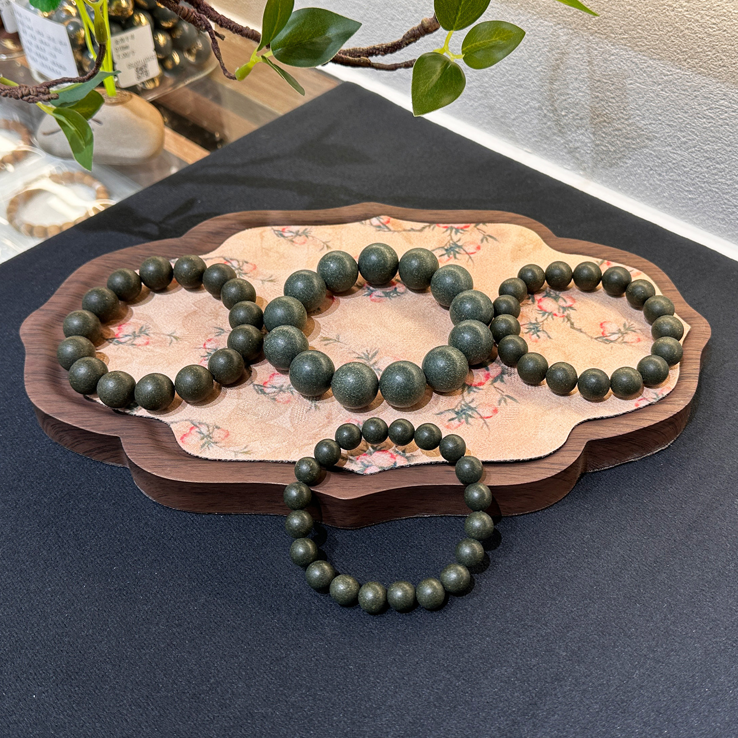 合香珠中式香药手串古法非遗自制手链花香药香珠松塔香中药香珠合香手串中药手串合香珠