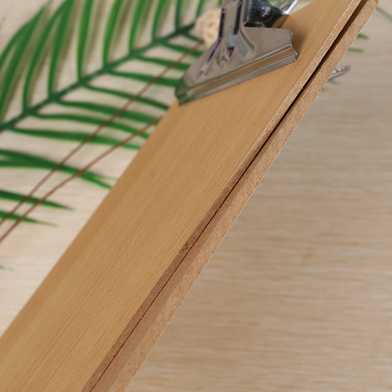Wholesale and direct sales of A4/A5 wooden board clamps, noteboards, hard folders and office writing boards details Picture
