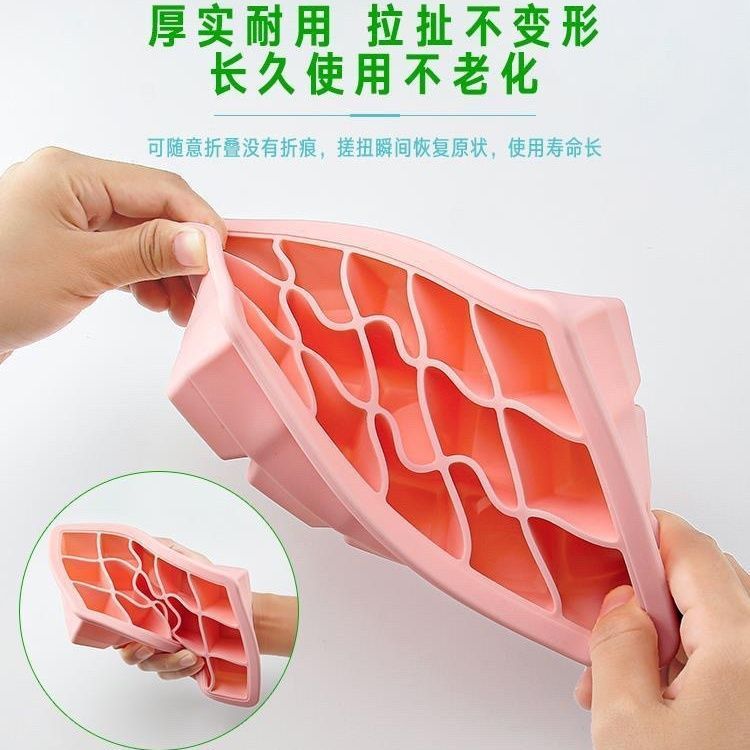 والقوالب جليدية ذات طبقة جليدية كبيرة من السليكون Specification image