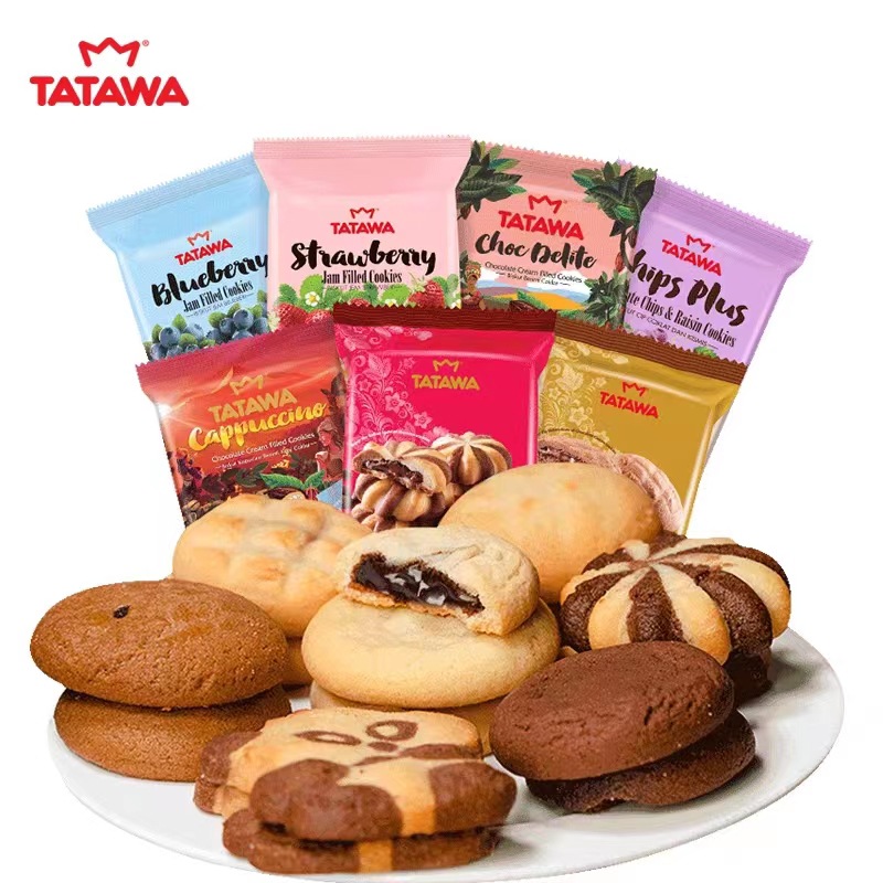 TATAWA Sandwich Cookies 120g, original imported soft cookies from Malaysia, a snack