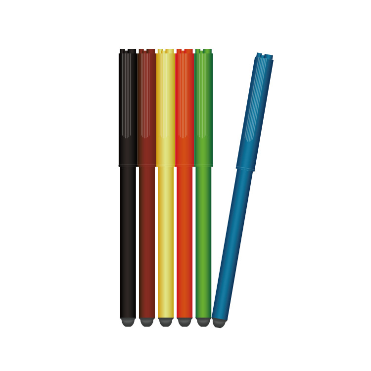 Yalong Cross-border Classic Paper Box Set 6/12/18 Color watercolor pens for school children's painting coloring and filling Specification image