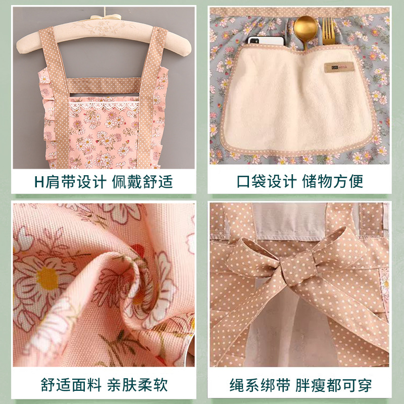 家务围裙、袖套实物图