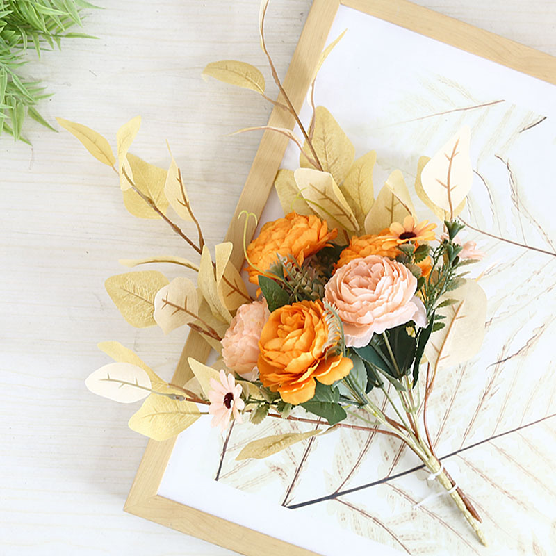 假花仿真花客厅摆件摆设轻奢风家用装饰地中海花艺插花花艺批发详情图2