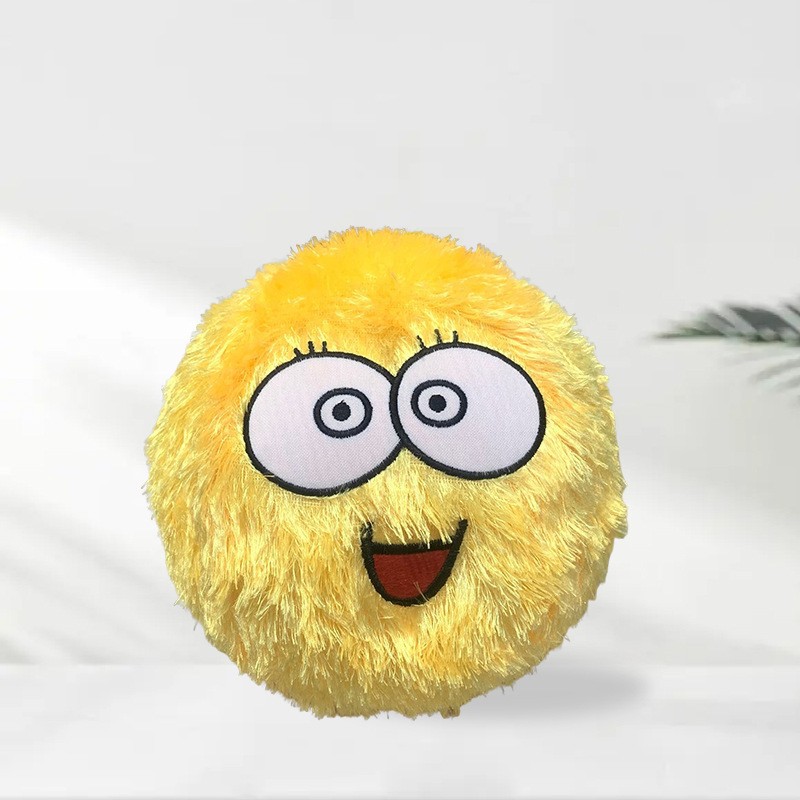 In stock: Plush balls, plush smiling face expression balls, inflatable spring balls, ugly and cute thickened large patting balls Specification image