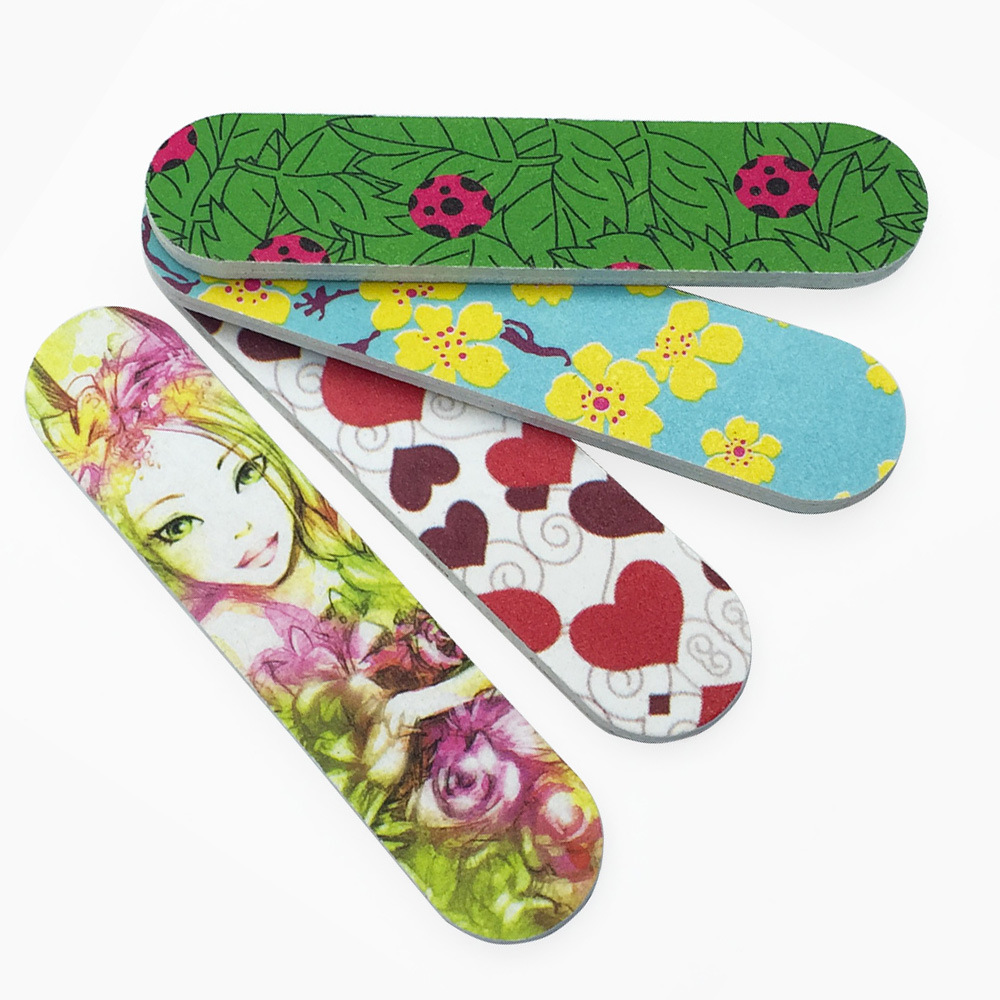 6.5*1.5 Small rubbing strip gift, cute mini nail file strip, nail shaping and grinding strip Specification image