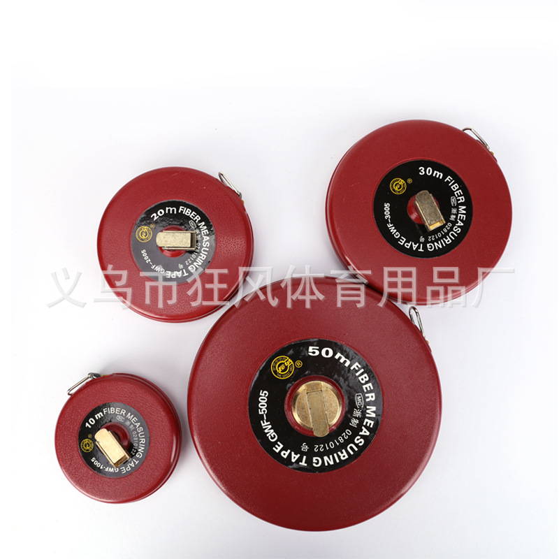 Great Wall fiber tape measure, soft tape measure, leather tape measure 10 meters, 20 meters, 30 meters, 50 meters Specification image