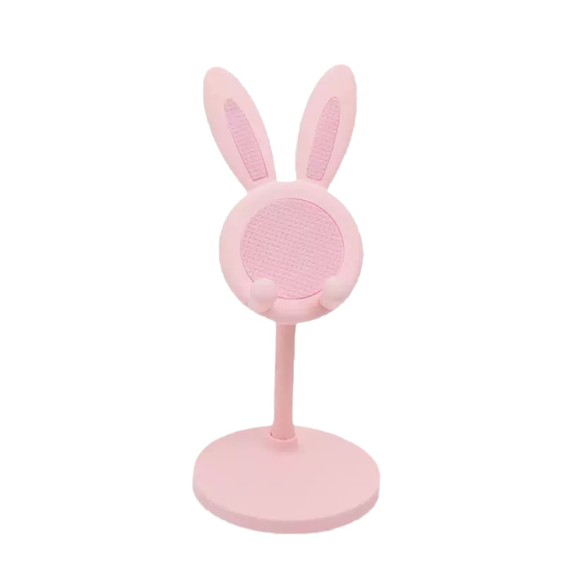 Cross-border cartoon little rabbit desktop phone stand with adjustable height and height for lazy people Item Picture