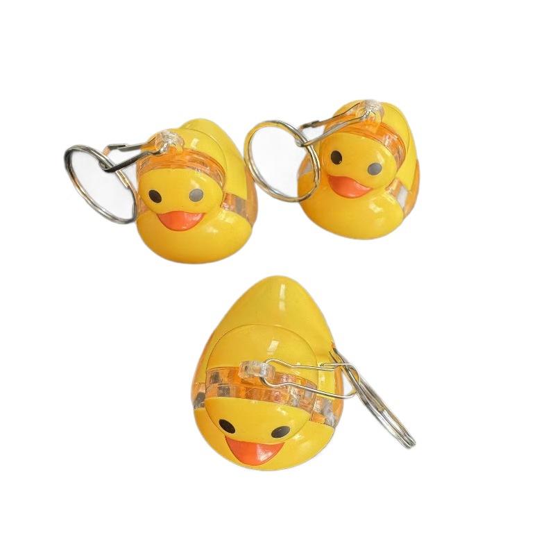 لعبة البط المبهجة الجديدة والمبتكرة التي تحمل مفاتيح البط الصغير اللطيفة التي تربط بين الحدود Item Picture