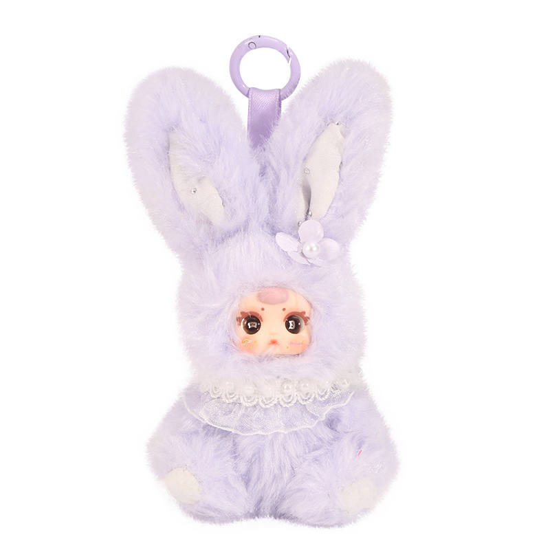 mm milk candy mini Rabbit plush blind box Backpack Pendant Pendant Cartoon cute doll toy gift Blind box wholesale Item Picture