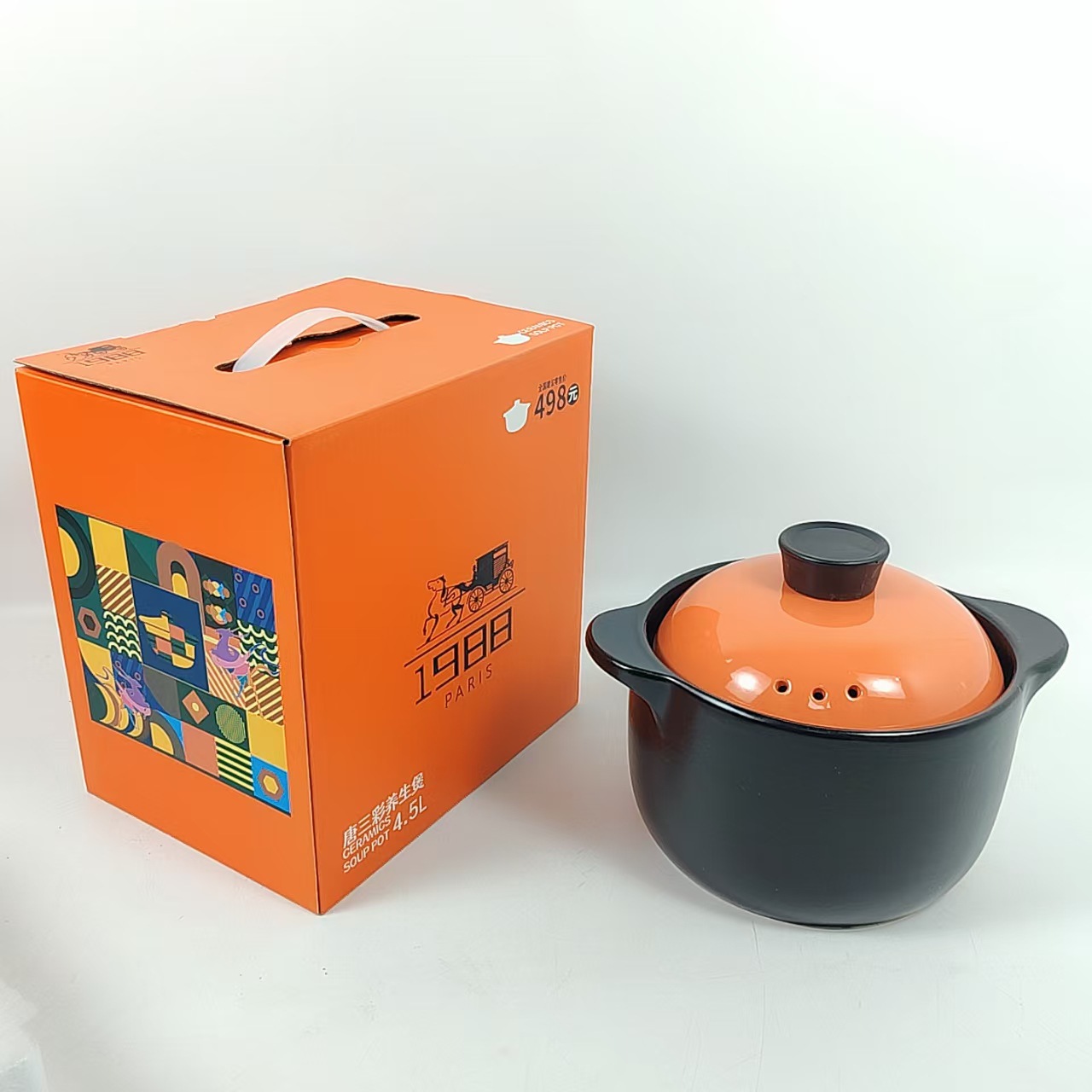 单人炖锅/微晶玻璃锅/陶瓷锅产品图