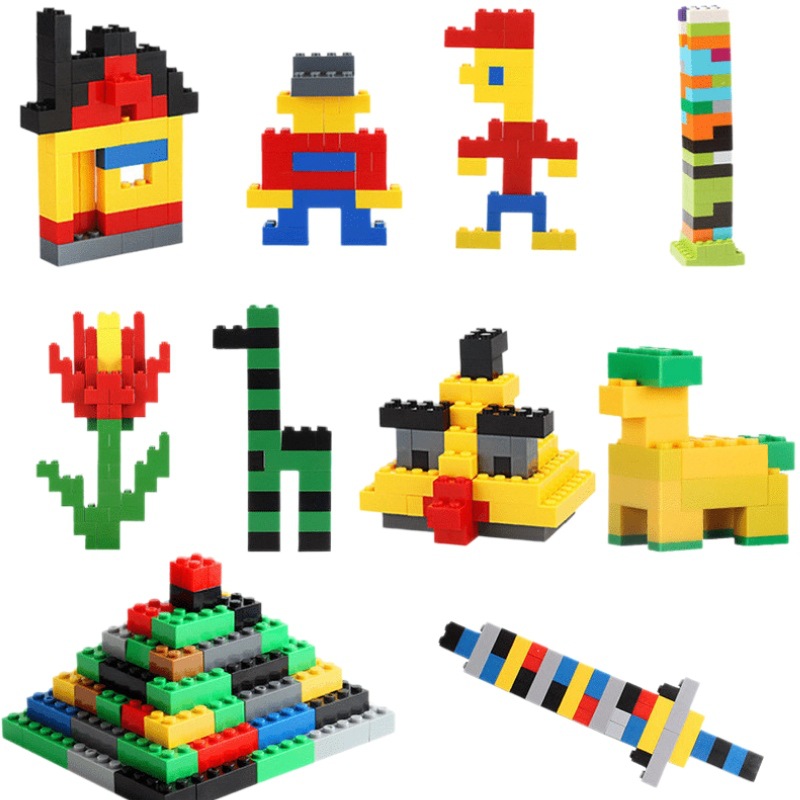 Cross-border best-selling small-sized building blocks in bulk, compatible with Lego DIY educational assembly, versatile children's toys for boys and girls Item Picture