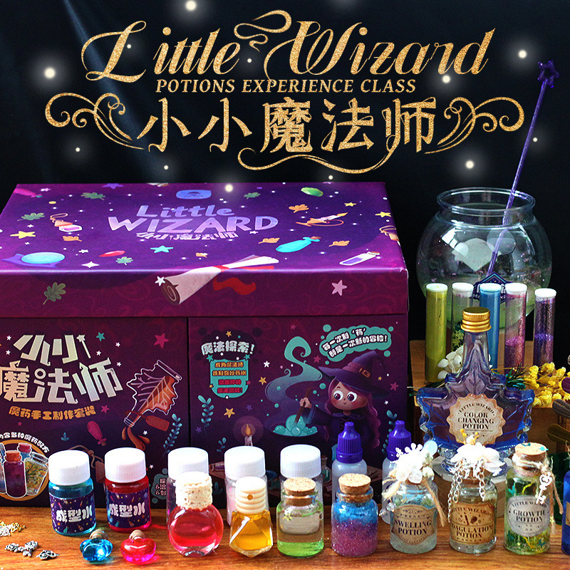 Little Magician Potion, diy material Kit for children and students' science experiments, Parent-child activity Teaching toys