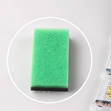 Mr.OK factory direct supply sponge scouring pads, double-sided cleaning sponges, kitchen cleaning sponges, dishwashing sponges, pot scrubbing sponges Specification image