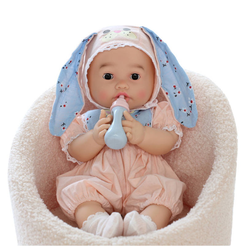 Cross-border pelling pacificador muñecas delicadas cute suave simulación feature sensing interactivo juguetes para niños venta al por mayor muñecas Item Picture