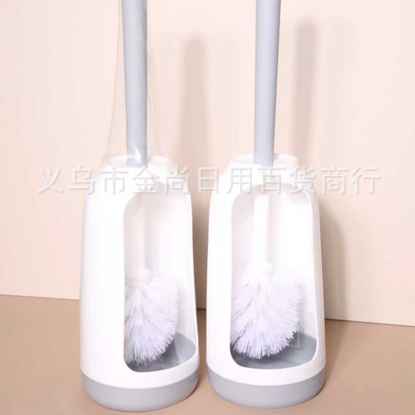 Household toilet cleaning brush, bathroom toilet cleaning brush, no dead corners, long-handled toilet brush set with base Specification image
