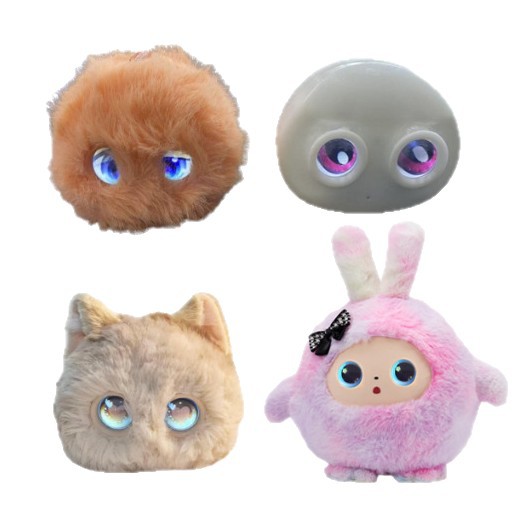 毛绒玩具/玩偶/批发毛绒玩具/潮流玩具/水豚噜噜白底实物图