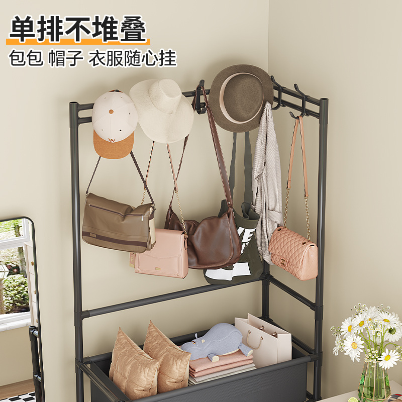 Shoe rack, coat rack, multi-layer simple dust-proof household dormitory rental room storage shoe cabinet 2023 bestseller Item Picture