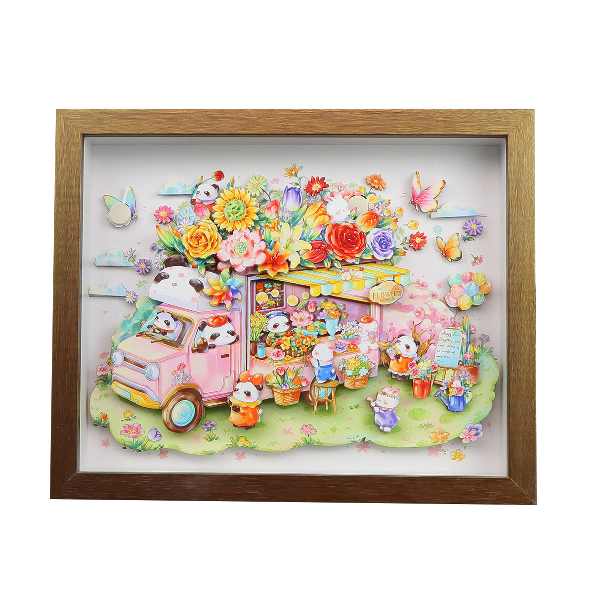 装饰画/壁画卧室/宋锦/工艺画/装饰画五区白底实物图