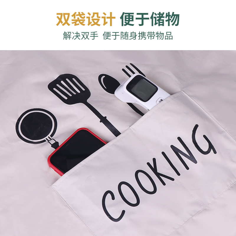 防晒冰丝/围裙女长袖时尚/围裙牛仔/纹身冰袖/围裙产品图