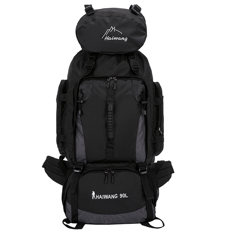 Cross-border men's and women's outdoor sports wholesale 90L large-capacity new backpacks, hiking bags, travel bags and luggage bags Specification image