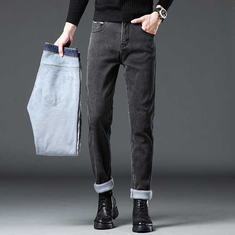 男士牛仔裤实物图