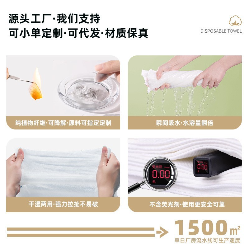Thickened disposable bath towels, individually packaged. Disposable towels and bath towels for travel hotels, homestays and beauty salons Application Scenario