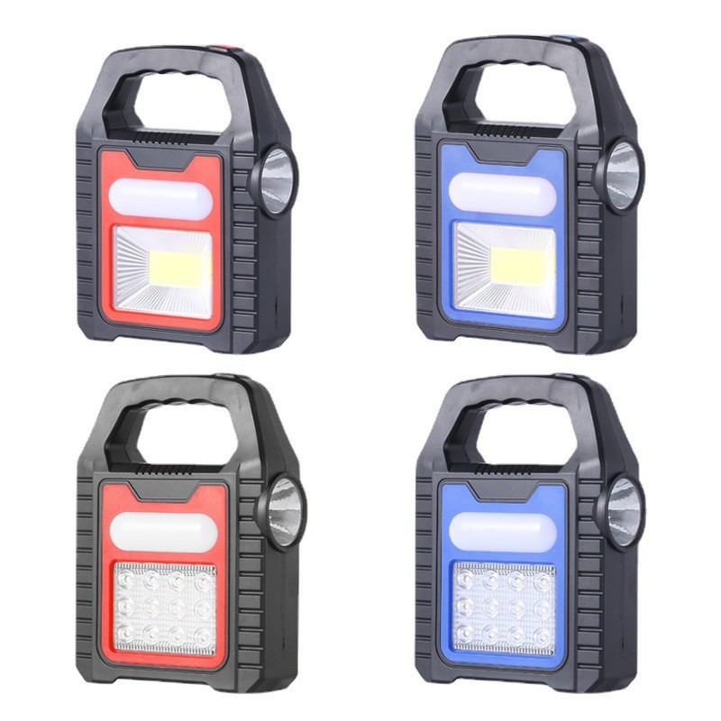 New cross-border LED multi-functional solar charging portable lamp, strong outdoor high-power ultra-bright long-range camping Item Picture