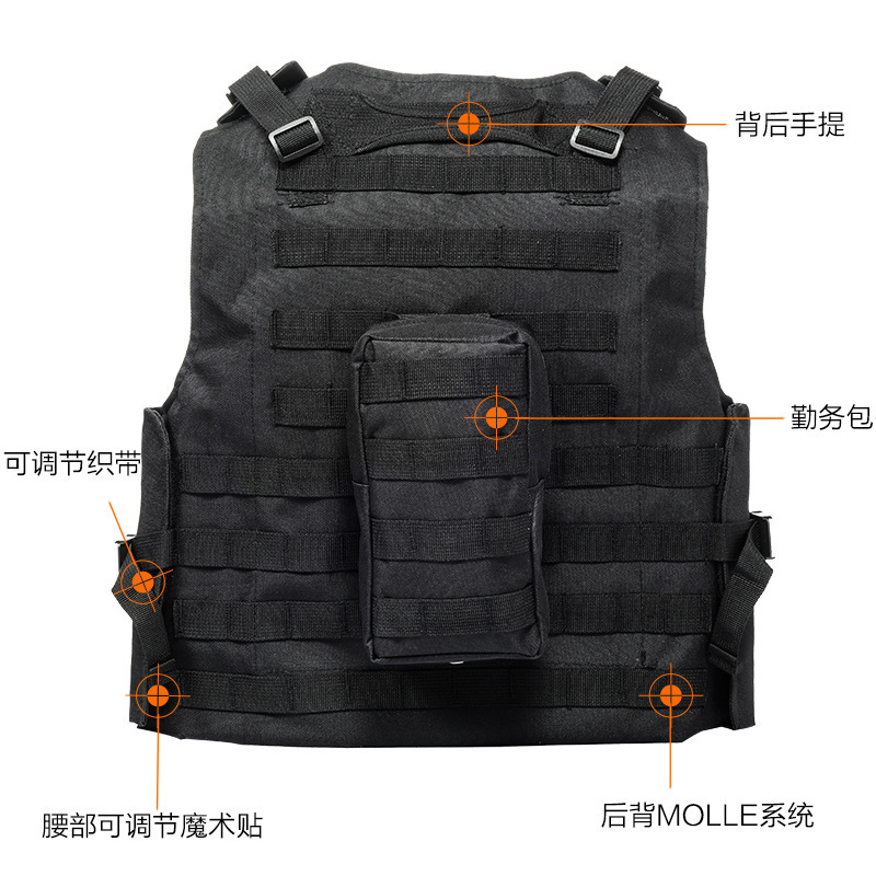 Tactical vest, multi-functional lightweight vest, quick-release amphibious lightweight CS outdoor Specification image