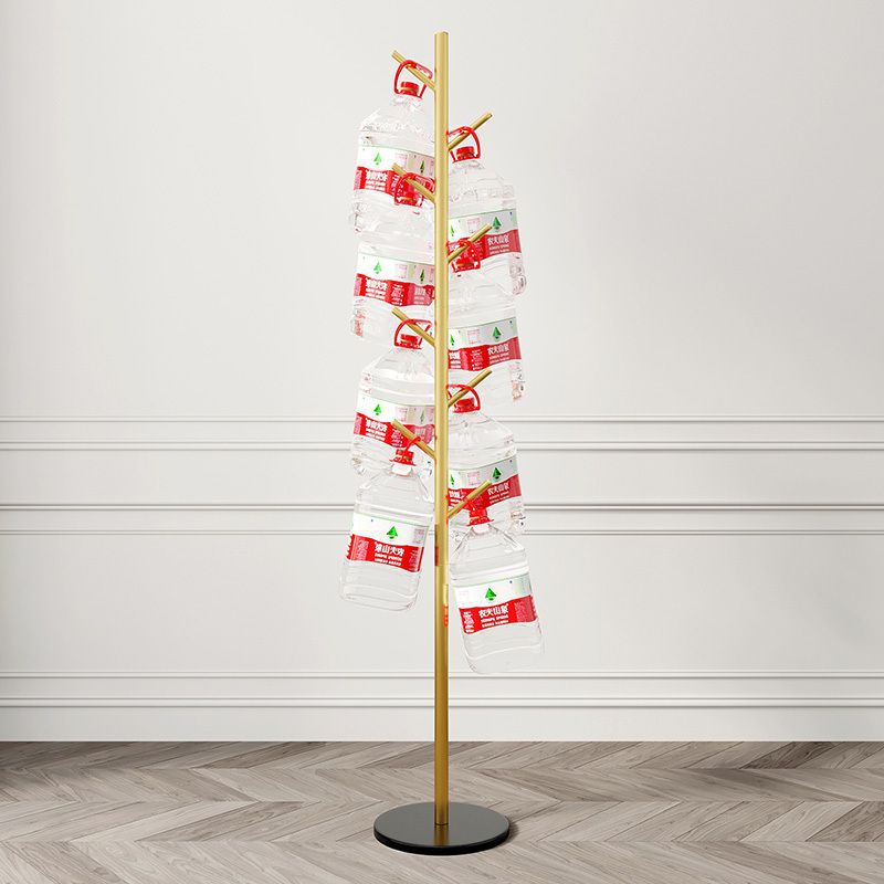 Floor-standing light luxury single-pole hanger for storing bags and clothes, Nordic floor-standing bedroom home simple hanger Application Scenario
